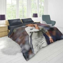 Cristiano Ronaldo Rapid Football Player Duvet Cover 1