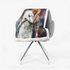 Cristiano Ronaldo Rapid Football Player Sherpa Fleece Blanket 2