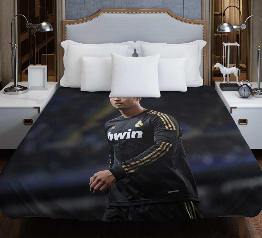 Cristiano Ronaldo Real Madrid Football Star Duvet Cover