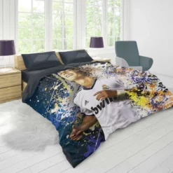 Cristiano Ronaldo Real Madrid La Liga Star Player Duvet Cover 1