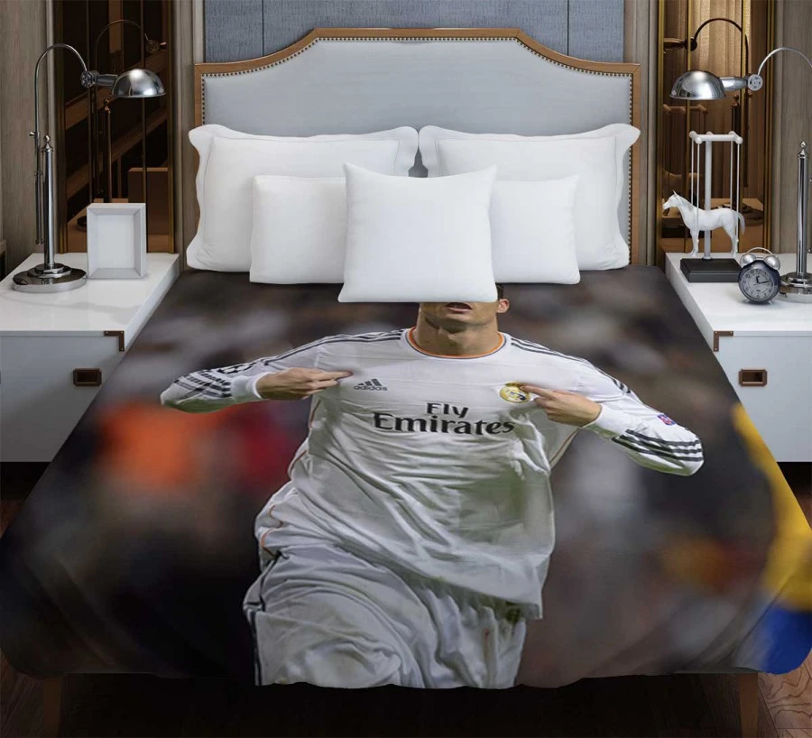 Cristiano Ronaldo Sports Player Real Madrid Duvet Cover