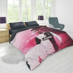 Cristiano Ronaldo The Golden Boy Of Sports Duvet Cover 1