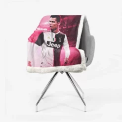 Cristiano Ronaldo The Golden Boy Of Sports Sherpa Fleece Blanket 2