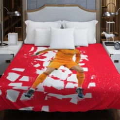 Cristiano Ronaldo The Man Myth Legend Duvet Cover