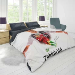 Cristiano Ronaldo The World s Most Famous Footballer Duvet Cover 1