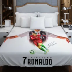 Cristiano Ronaldo The World s Most Famous Footballer Duvet Cover