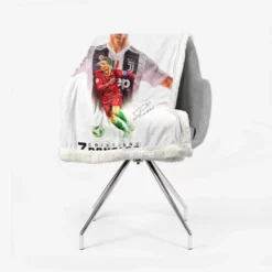 Cristiano Ronaldo The World s Most Famous Footballer Sherpa Fleece Blanket 2