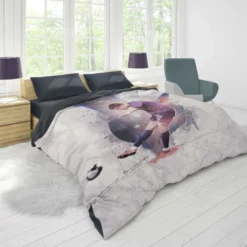 Cristiano Ronaldo competitive Football Player Duvet Cover 1