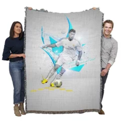 Cristiano Ronaldo dependable sports Player Woven Blanket