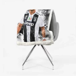 Cristiano Ronaldo dos Santos Aveiro Footballer Player Sherpa Fleece Blanket 2