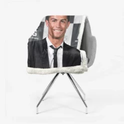 Cristiano Ronaldo spright Football Player Sherpa Fleece Blanket 2