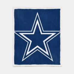 Dallas Cowboys NFC Champion Football Club Sherpa Fleece Blanket 1