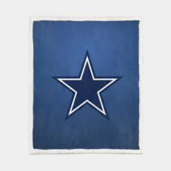Dallas Cowboys Professional American Football Team Sherpa Fleece Blanket 1