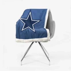 Dallas Cowboys Professional American Football Team Sherpa Fleece Blanket 2