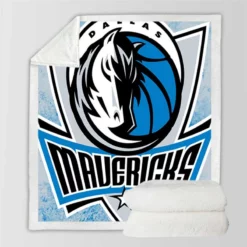 Dallas Mavericks Exciting NBA Basketball Team Sherpa Fleece Blanket