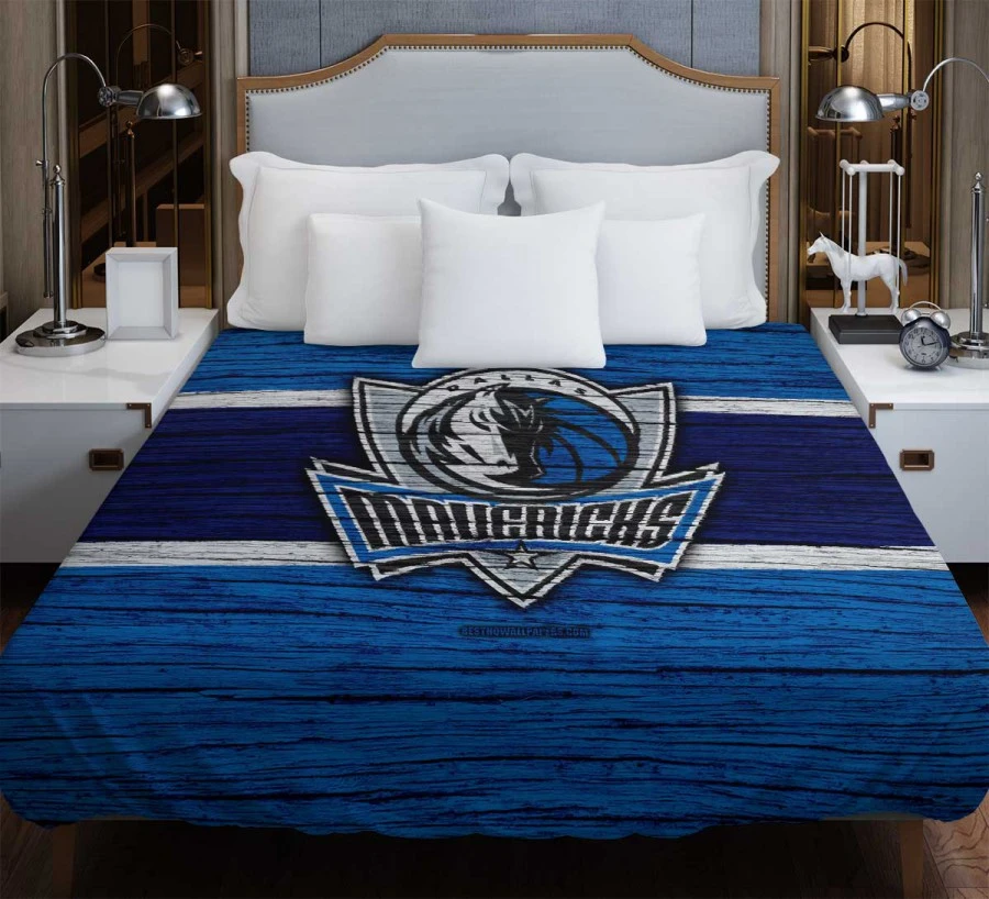 Dallas Mavericks NBA Basketball Team Logo Duvet Cover