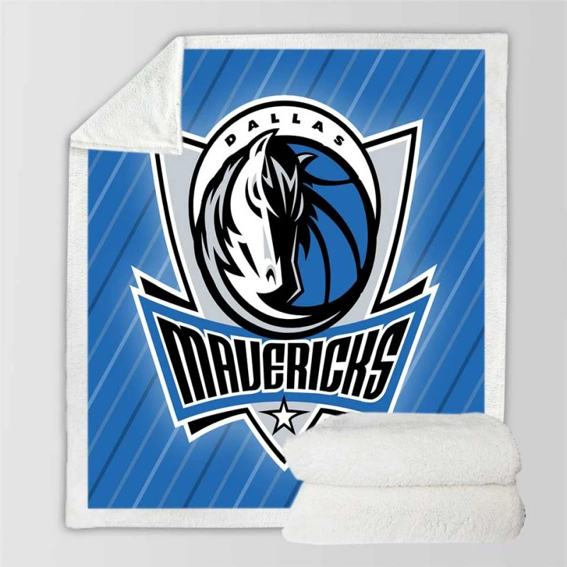 Dallas Mavericks Popular NBA Basketball Club Sherpa Fleece Blanket