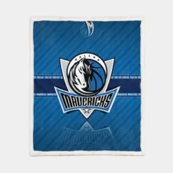 Dallas Mavericks Powerful NBA Basketball Team Sherpa Fleece Blanket 1