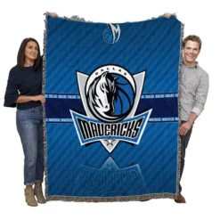 Dallas Mavericks Powerful NBA Basketball Team Woven Blanket