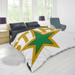 Dallas Stars Professional NHL Ice Hockey Team Duvet Cover 1