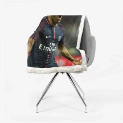 Dani Alves Top Ranked Brazilian Football Player Sherpa Fleece Blanket 2