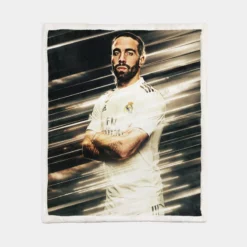 Dani Carvajal Classic Spanish Football Player Sherpa Fleece Blanket 1