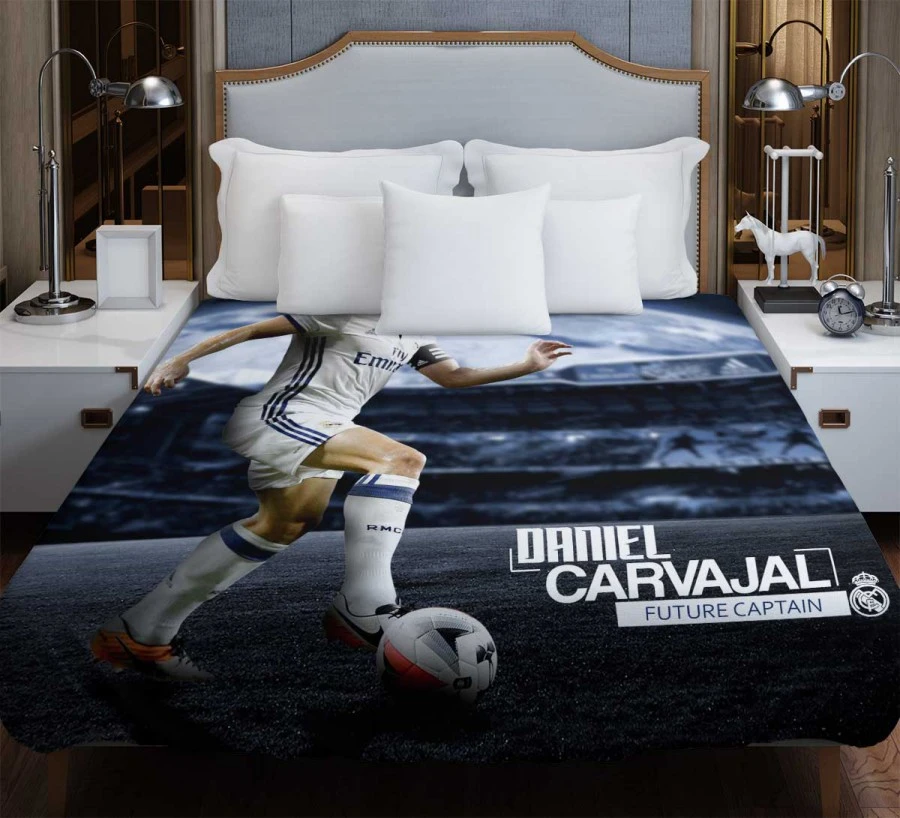 Dani Carvajal Professional Football Player Duvet Cover