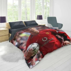 David Beckham Best right winger Duvet Cover 1