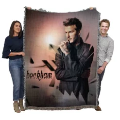 David Beckham Professional English Footballer Woven Blanket