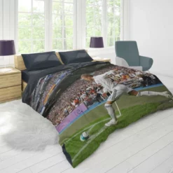 David Beckham Real Madrid Famous Player Duvet Cover 1