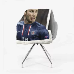 David Beckham Sensational PSG Football Player Sherpa Fleece Blanket 2