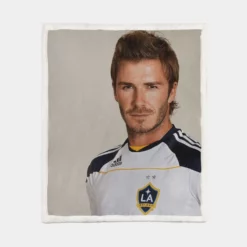 David Beckham Strong Galaxy Player Sherpa Fleece Blanket 1