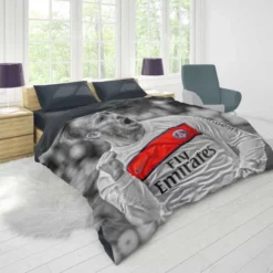 David Beckham in PSG Duvet Cover 1