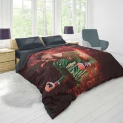 David de Gea Awarded Man United Football Player Duvet Cover 1