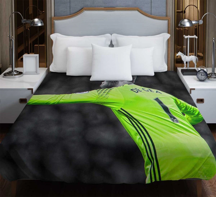 David de Gea Classic Manchester United Football Player Duvet Cover