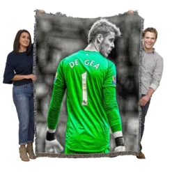 David de Gea Manchester United Football Player Woven Blanket