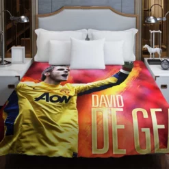 David de Gea Powerfull Spanish Football Player Duvet Cover