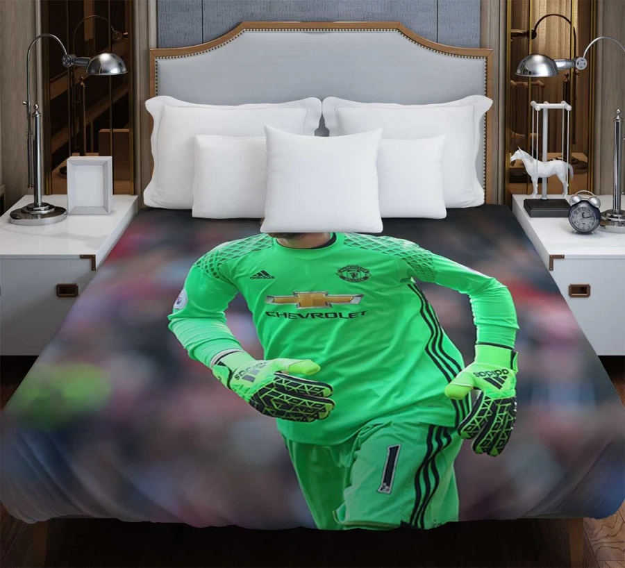 David de Gea Sensastional Football Player Duvet Cover