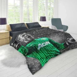 David de Gea Spanish Football Player Duvet Cover 1