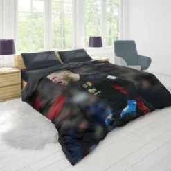 David de Gea in Black Jersey Duvet Cover 1