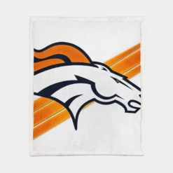 Denver Broncos Exciting NFL Football Club Sherpa Fleece Blanket 1