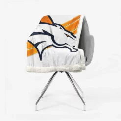Denver Broncos Exciting NFL Football Club Sherpa Fleece Blanket 2