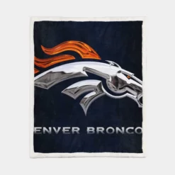 Denver Broncos Professional NFL Club Sherpa Fleece Blanket 1