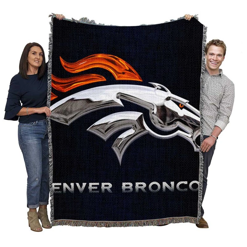 Denver Broncos Professional NFL Club Woven Blanket