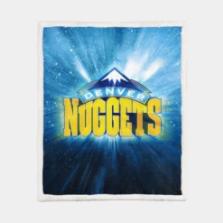 Denver Nuggets Exciting NBA Basketball Club Sherpa Fleece Blanket 1