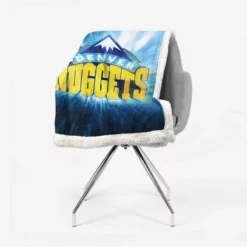 Denver Nuggets Exciting NBA Basketball Club Sherpa Fleece Blanket 2