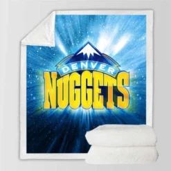 Denver Nuggets Exciting NBA Basketball Club Sherpa Fleece Blanket