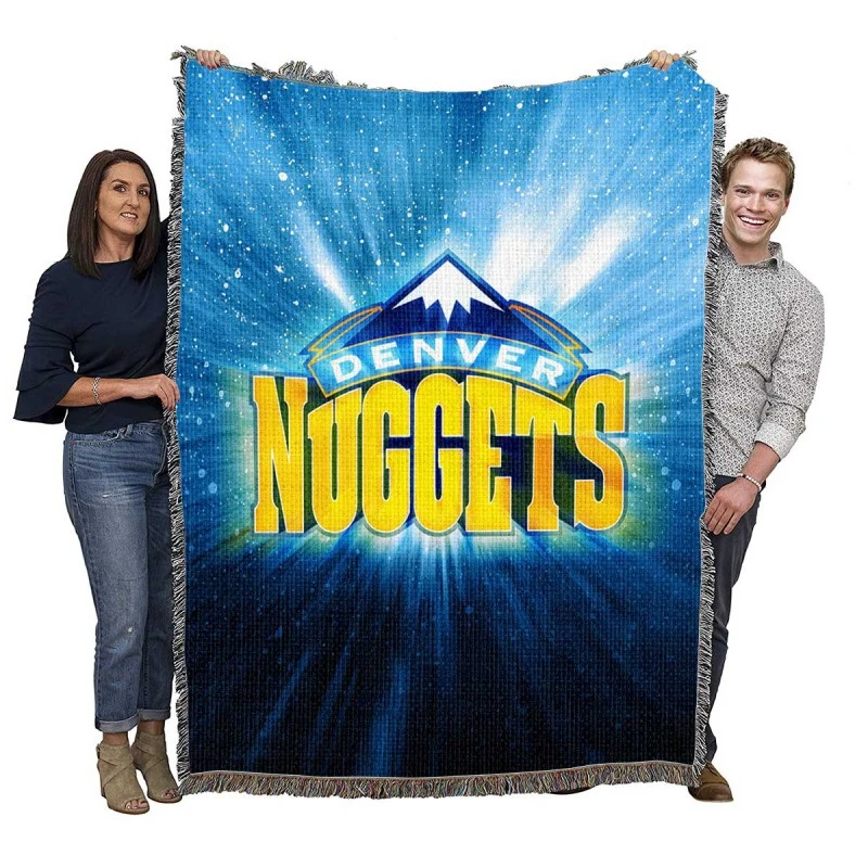 Denver Nuggets Exciting NBA Basketball Club Woven Blanket