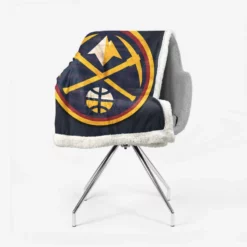 Denver Nuggets Exellelant NBA Basketball Team Sherpa Fleece Blanket 2