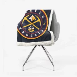 Denver Nuggets Famous NBA Basketball Club Sherpa Fleece Blanket 2